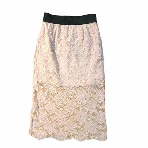 Free People Lace Skirt XS